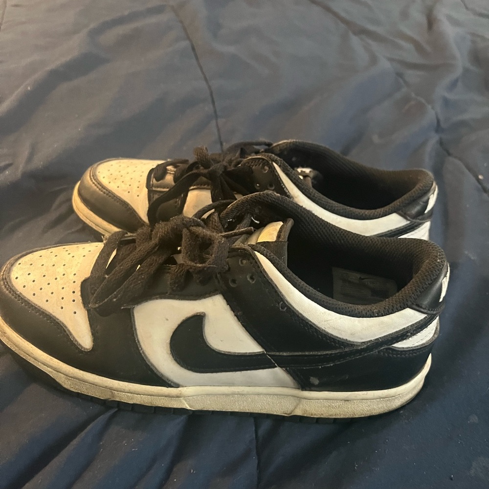 Nike Black and White Low-Top Sneakers